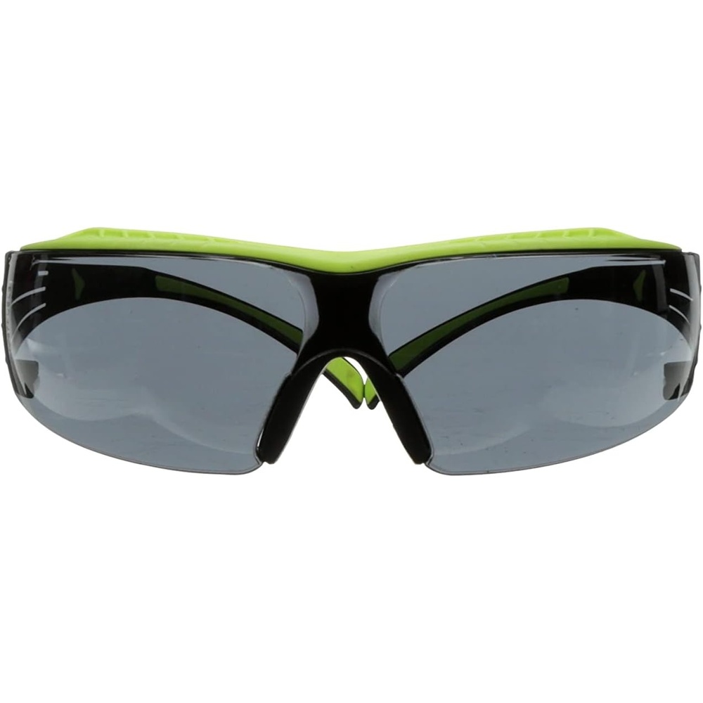 image:image3M SecureFit 400 Series Safety Glasses SF402XAFGRN GreenBlack GrayAntiFogAntiScratch Lens
