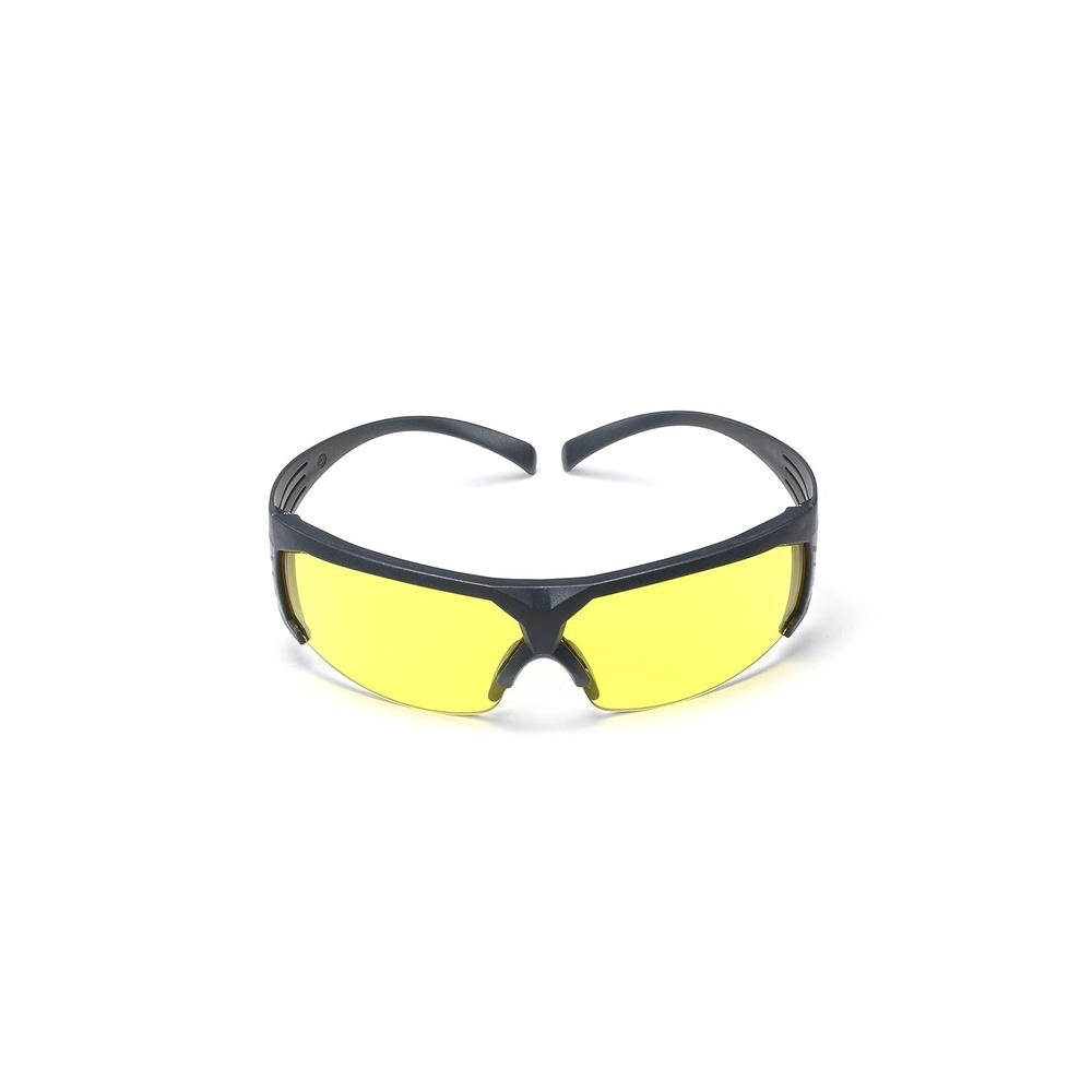 image:image3M SecureFit Amber Scotchgard AntiFog Lens PlasticPolycarbonate Gray Pack of 20