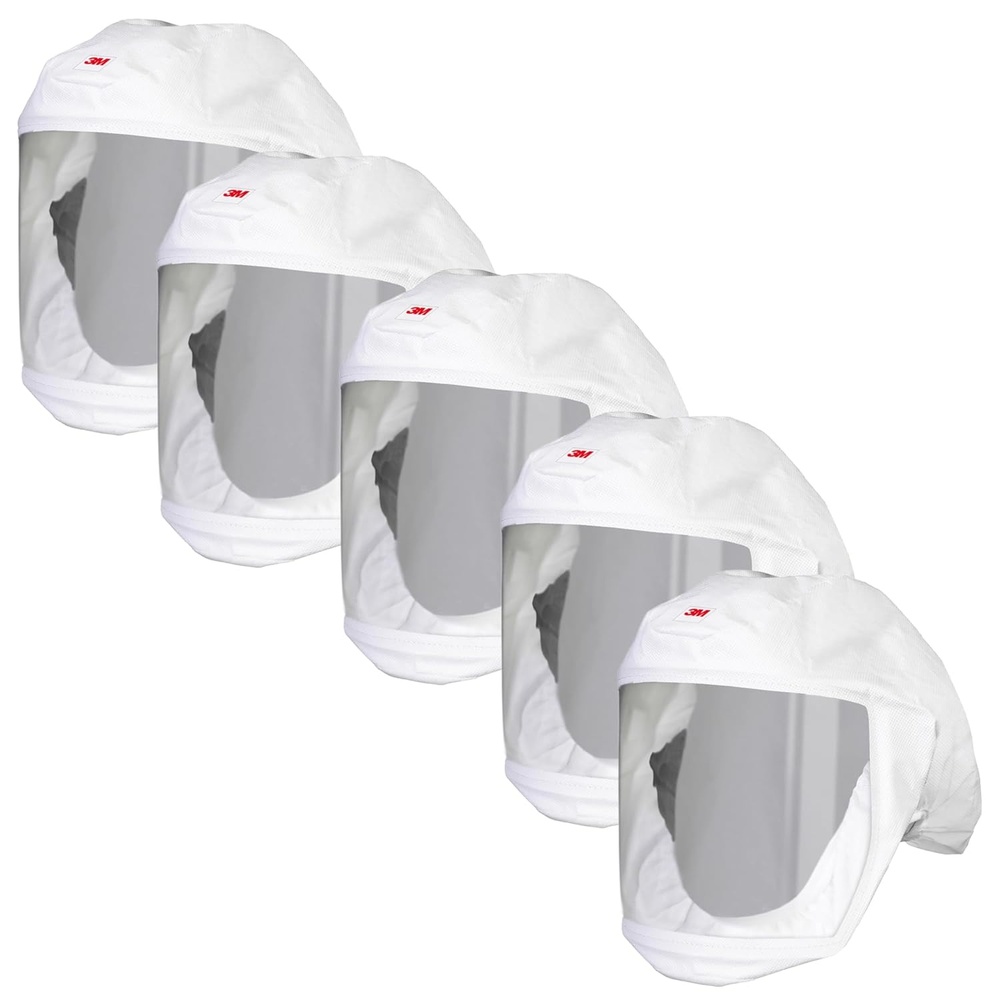 image:image3M Versaflo Headcover with Integrated Head Suspension S133L5 White MediumLarge 5 EACase
