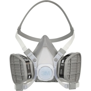 3M Half Facepiece Disposable Respirator, Organic Vapor, NIOSH Approved, Lightweight, Pre-assembled, No Maintenance(Small)