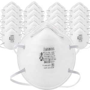 3M N95 Particulate Respirator 8200, 160/Case, NIOSH APPROVED, Disposable, Sweeping, Sanding, Grinding, Sawing, Bagging, Dust, 8 Packs of 20 Respirators(1 Count (Pack of 20))