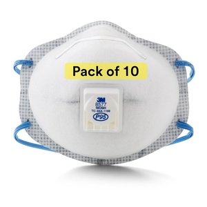 3M Particulate Respirator 8577, P95, NIOSH APPROVED, with Nuisance Level Organic Vapor Relief (Pack of 10)