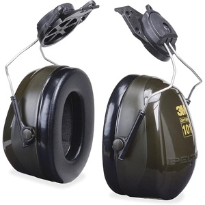 3M Peltor Optime 101 Helmet Attachable Earmuff,Green