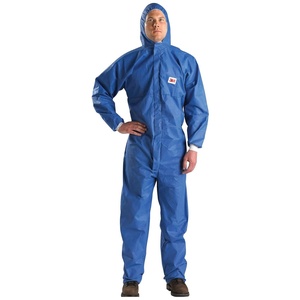 3M Protective Disposable Coveralls, Bulk Pack of 25, Hooded, Secondary Flame Spread-Resistant Treatment, SMS Based, Light Liquid Splash and Hazardous Dust Protection, Antistatic, 3XL, 4530-BLK-3XL(XX-Large)