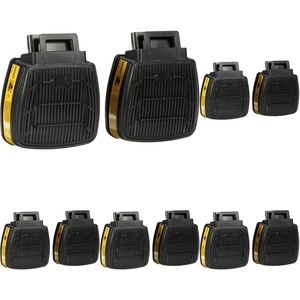 3M Respirator Cartridge, Secure Click D8003 Cartridge for Organic Vapors and Acid Gas, NIOSH Approved, Dual-Flow for Greater Breathability and Comfort, 1 Pair