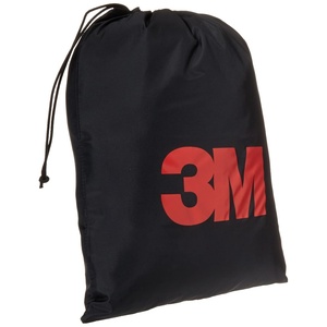 3M Reusable Nylon Respirator Storage Bag FF-400-25, Black, Fits 3M 6000, 7000 and FF-400 Series Half and Full Facepiece Respirators