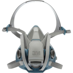 3M Rugged Comfort Quick Latch Half Facepiece Reusable Respirator(Medium)
