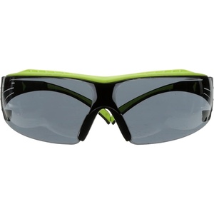 3M SecureFit 400 Series Safety Glasses SF402XAF-GRN, Green/Black, GrayAnti-Fog/Anti-Scratch Lens