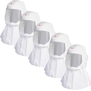 3M Versaflo Hood with Integrated Head Suspension, S-433S-5, Small/Medium, 5 EA/Case , White