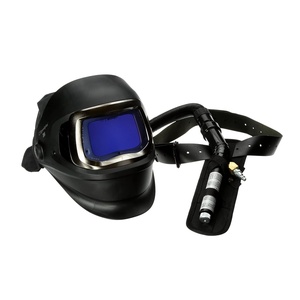 Speedglas FA III SAR V-100 and Speedglas Welding Helmet 9100 FX- Air, 26-5702-30iSW, ADF 9100XXi 1 EA/CS, Black, Medium