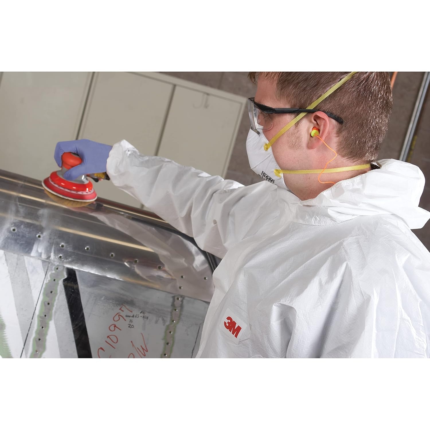 image:image3M 4510 Disposable Microporous Laminate Coverall Elastic Cuff White Medium Case of 25White