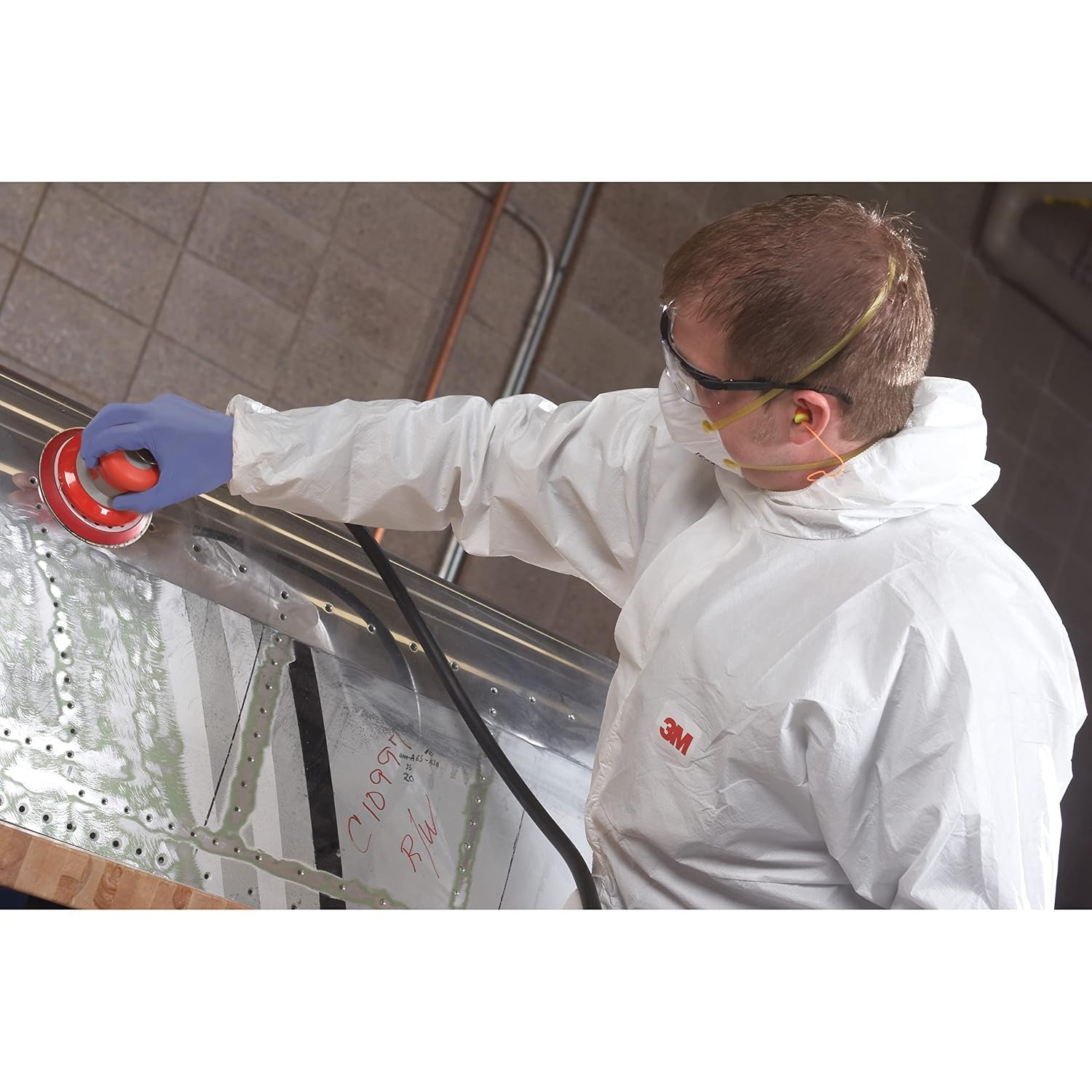 image:image3M 4510 Disposable Microporous Laminate Coverall Elastic Cuff White Medium Case of 25White
