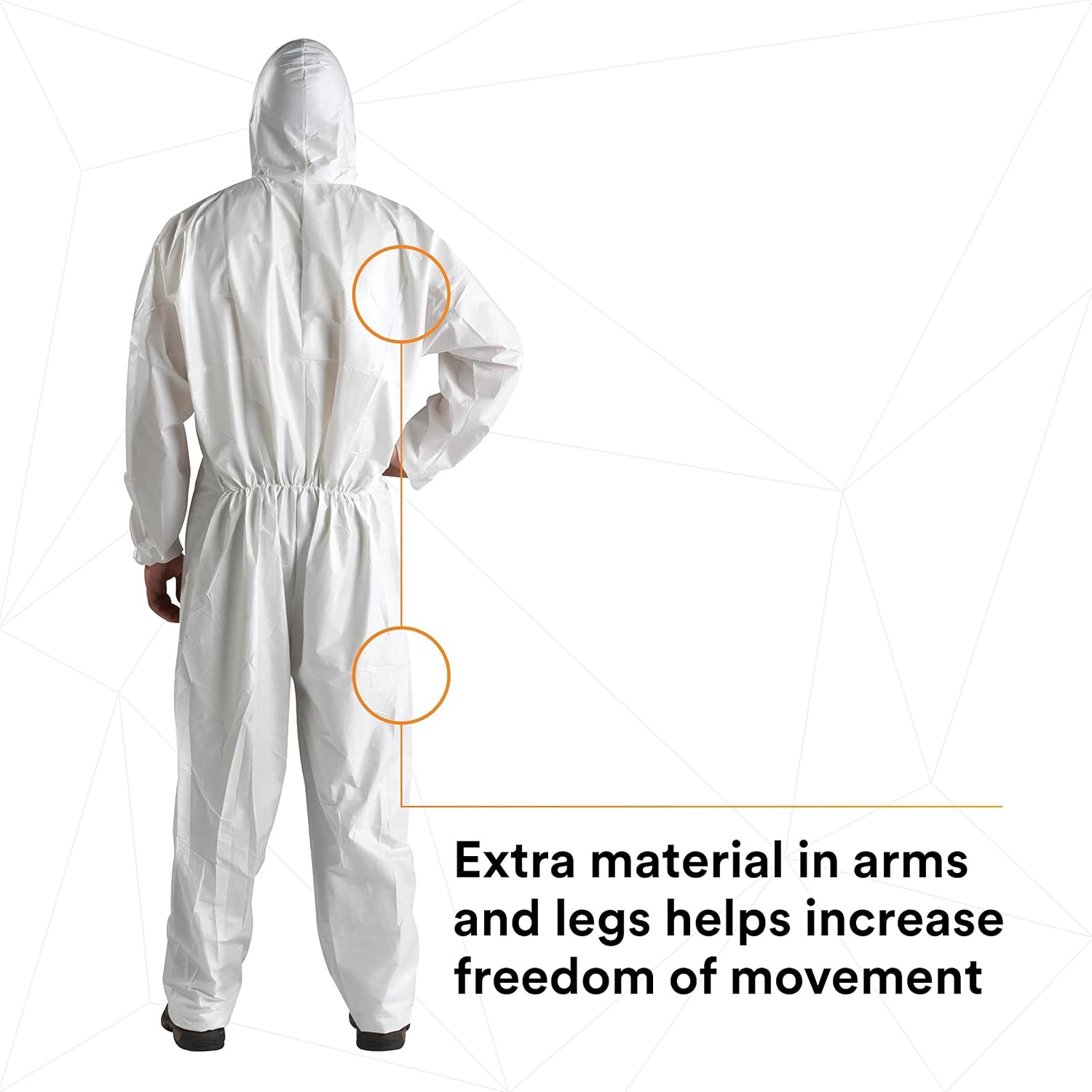 image:image3M 4510 Disposable Microporous Laminate Coverall Elastic Cuff White Medium Case of 25White